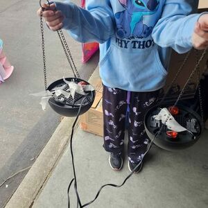 Halloween Hanging Flame Illusion Lights (Set of 2)